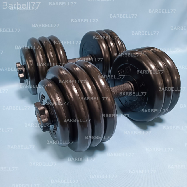 ГАНТЕЛИ 35 КГ. MB BARBEL ATLET D26 - ПАРА 2 шт.