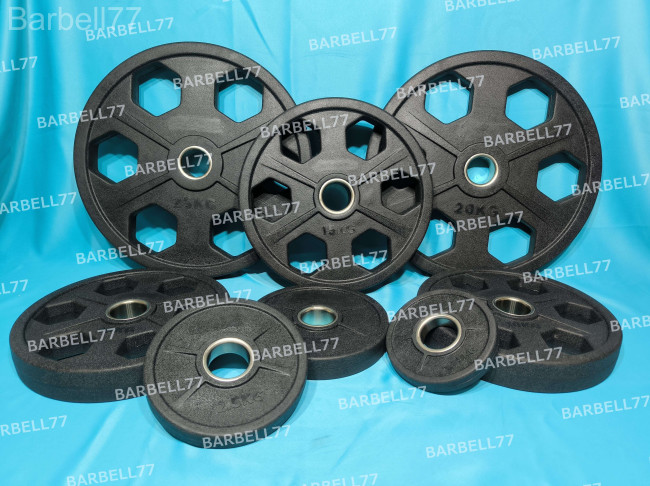 ШТАНГА 127 КГ ДИСКИ СНЕЖИНКА D51 / ГРИФ 2 МЕТРА MB BARBELL С ЗАМКАМИ