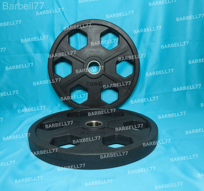 ШТАНГА 127 КГ ДИСКИ СНЕЖИНКА D51 / ГРИФ 2 МЕТРА MB BARBELL С ЗАМКАМИ