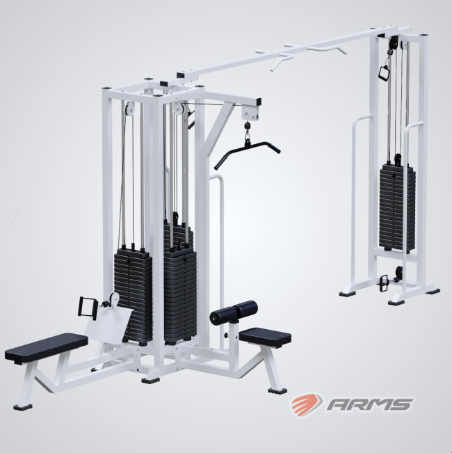 БЛОЧНАЯ СТАНЦИЯ С КРОССОВЕРОМ AR091Х4Х100 ГРУЗОБЛОЧНЫЙ ТРЕНАЖЕР ARMS