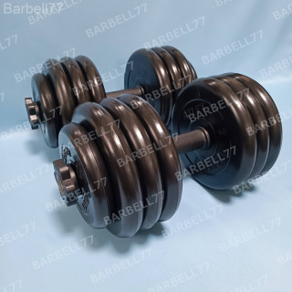 ГАНТЕЛИ 37 кг. MB BARBEL ATLET D26 - ПАРА 2 шт.