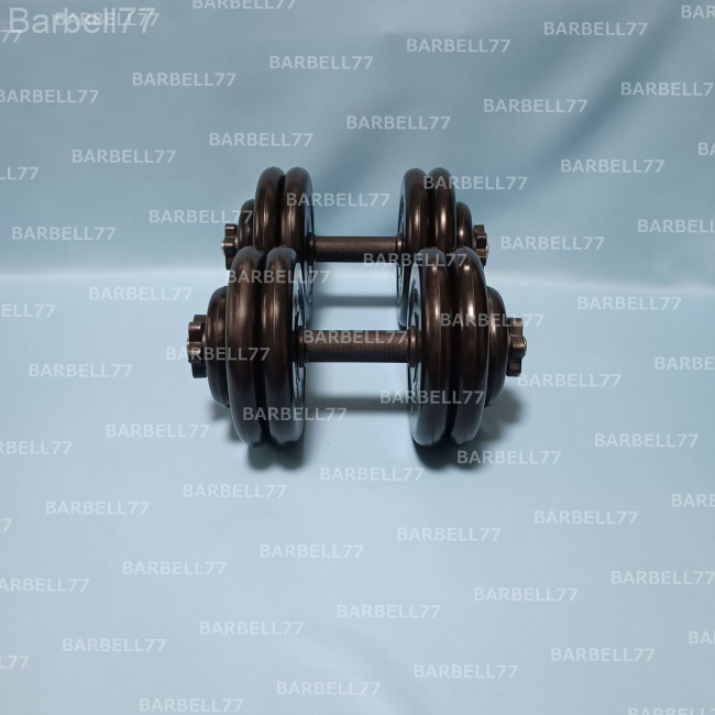 ГАНТЕЛИ 25 кг. MB BARBEL ATLET D26 - ПАРА 2 шт.