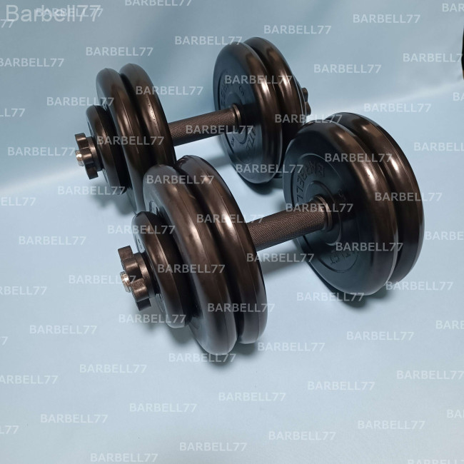 ГАНТЕЛИ 25 кг. MB BARBEL ATLET D26 - ПАРА 2 шт.